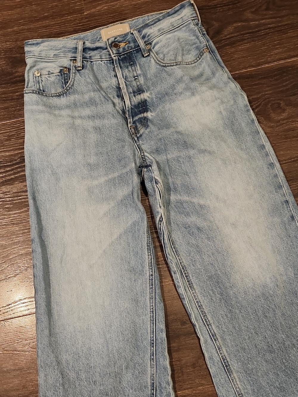 ❤️ EVERLANE WAY WIDE CROP JEANS IN ORGANIC COTTON, 0 (25) - Picture 3 of 11